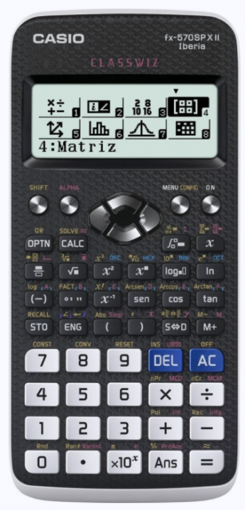 CALCULADORA CIENTIFICA fx-570SPX II CASIO 576 FUNCIONES